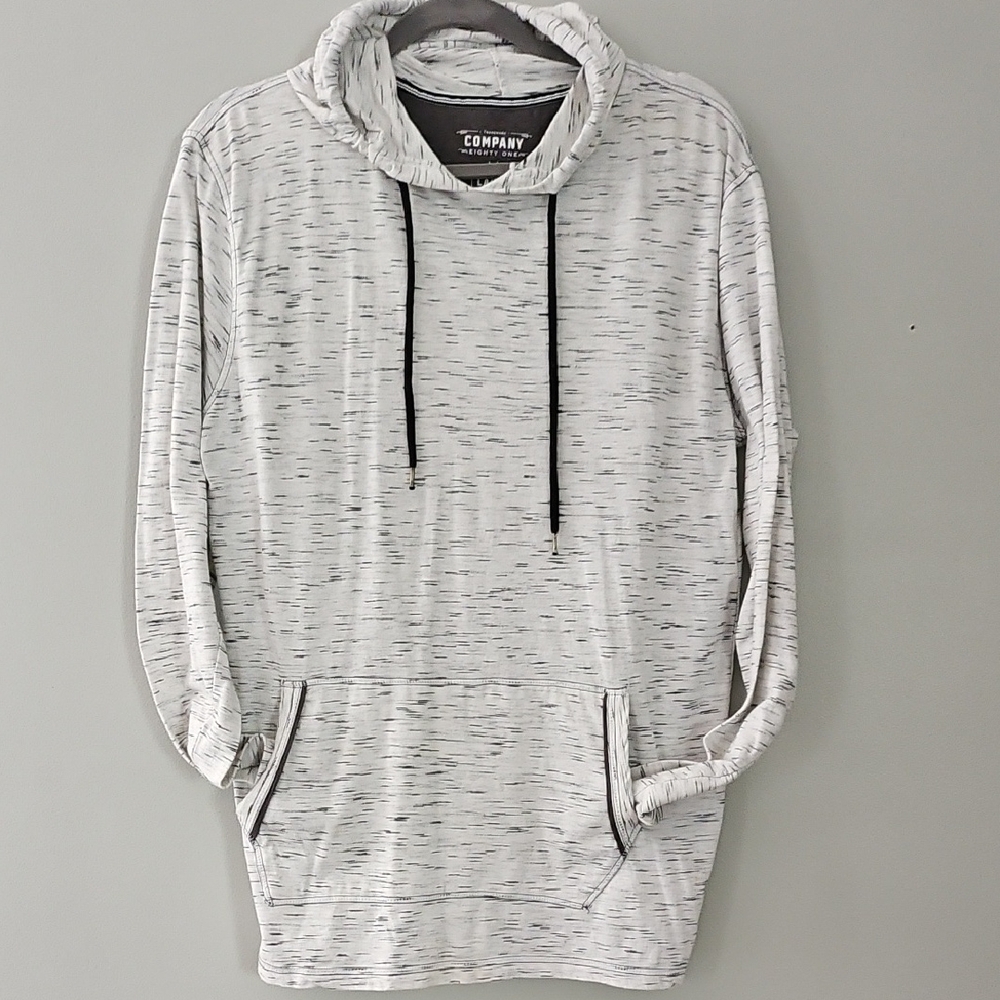 Gray Lightweight Sweatshirt with Relaxed Fit and Soft Knit
